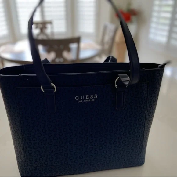 Blue sales guess wallet